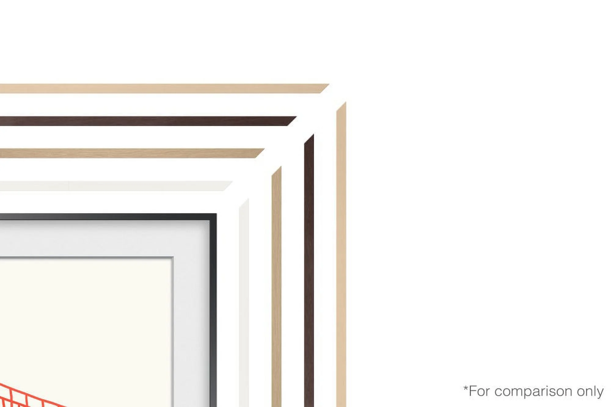 SAMSUNG 50-Inch Class QLED The Frame Series - Quantum HDR Smart TV with a Samsung VG-SCFA50WTB 50