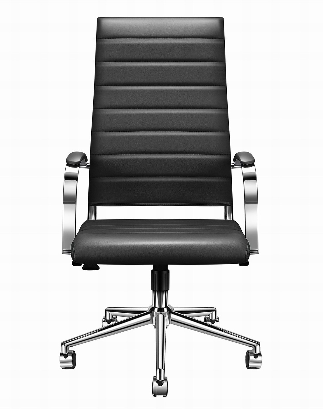 CAROCC High Back Executive Office Chair with Armrest Adjustable Swivel Chair in Durable Vegan Leather Modern Office Chair Ergonomic Desk Chair for Extra Back & Lumbar Support