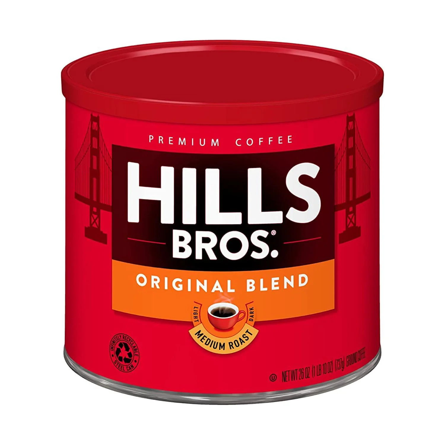 Original, Medium Roast, Coffee (26 Ounce (Pack of 2))