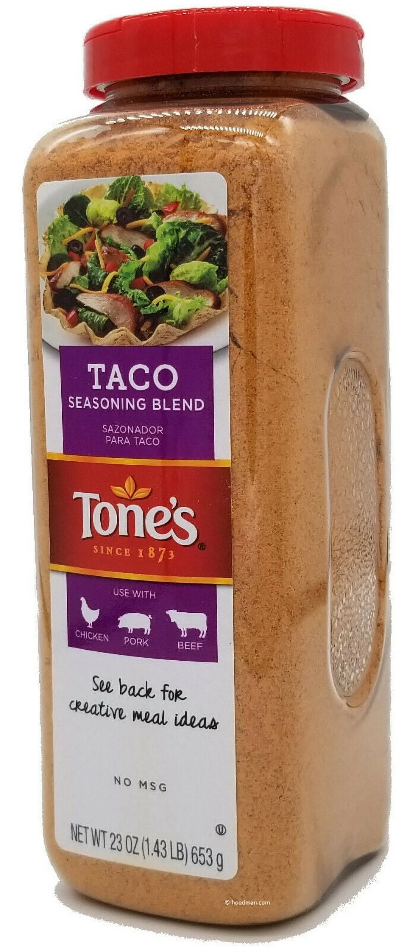 Tone's Taco Seasoning 23oz. (Pack of 2)