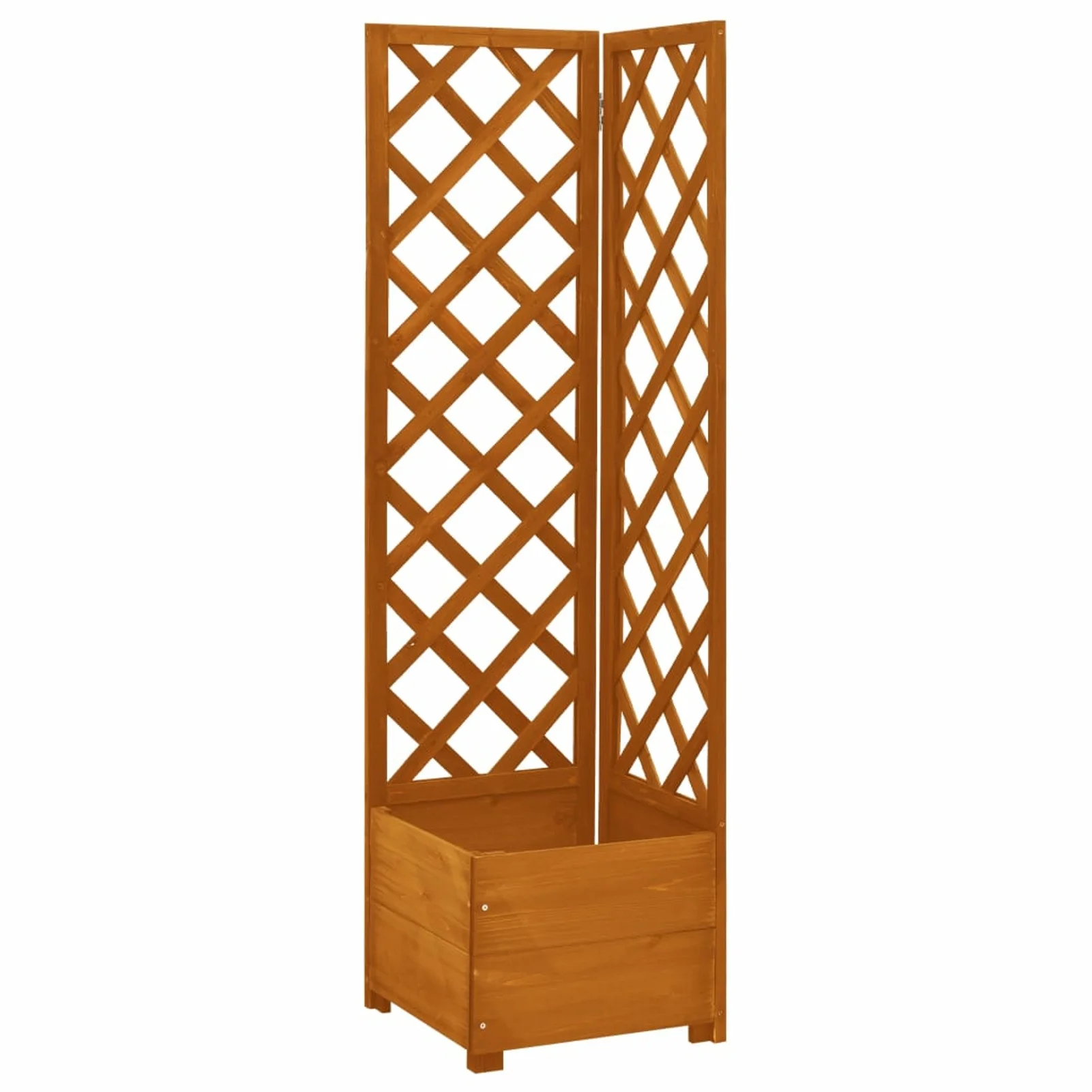 Walmeck Corner Trellis Planter Orange 15.7