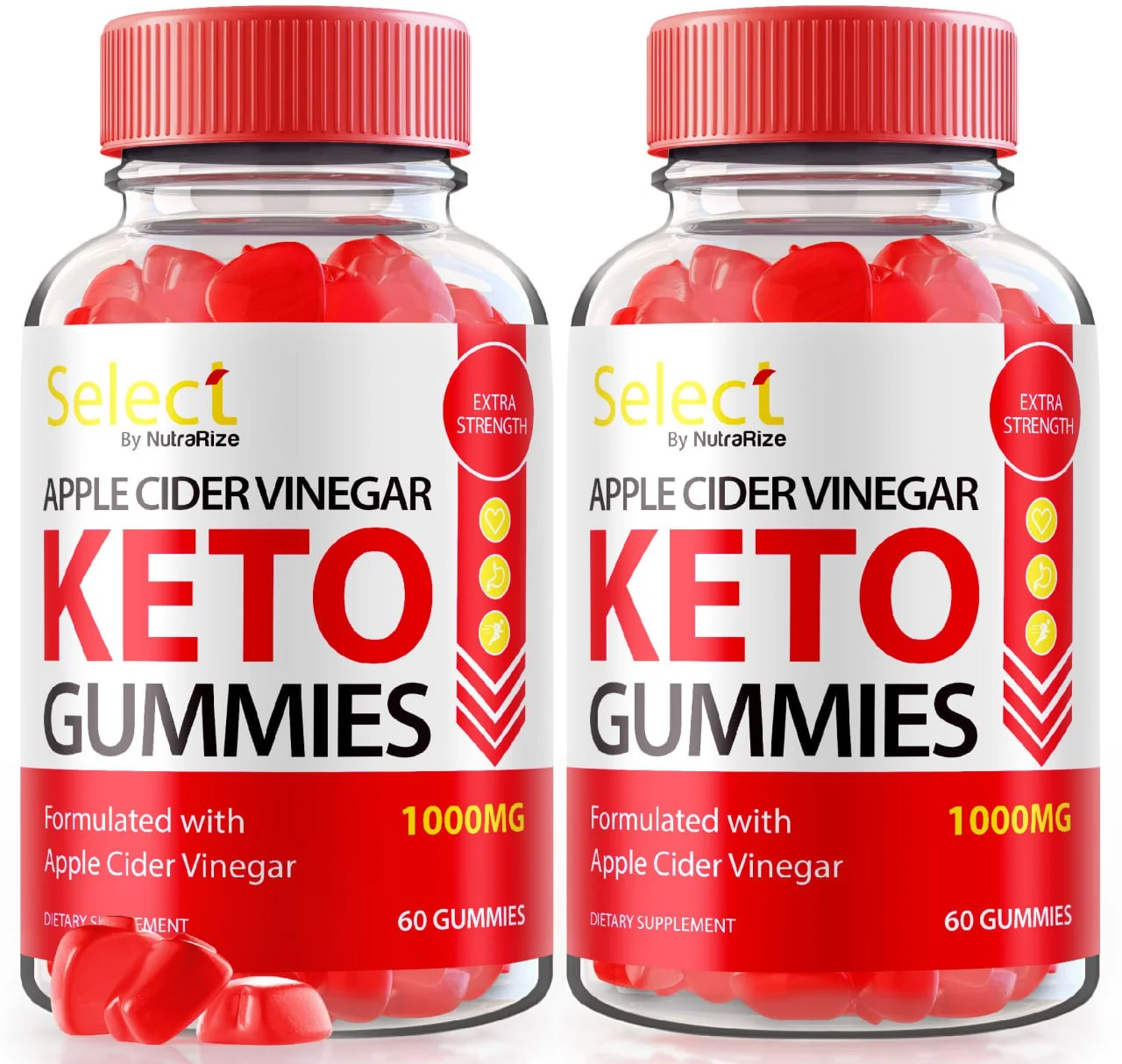 (2 Pack) Select Keto ACV Gummies - Select Keto Official , All-Natural ACV Dietary Supplement, Select Maximum Strength Formula, Advanced Keto plus ACV Gummys, Keto Select Vitamin Reviews (120 Gummies)