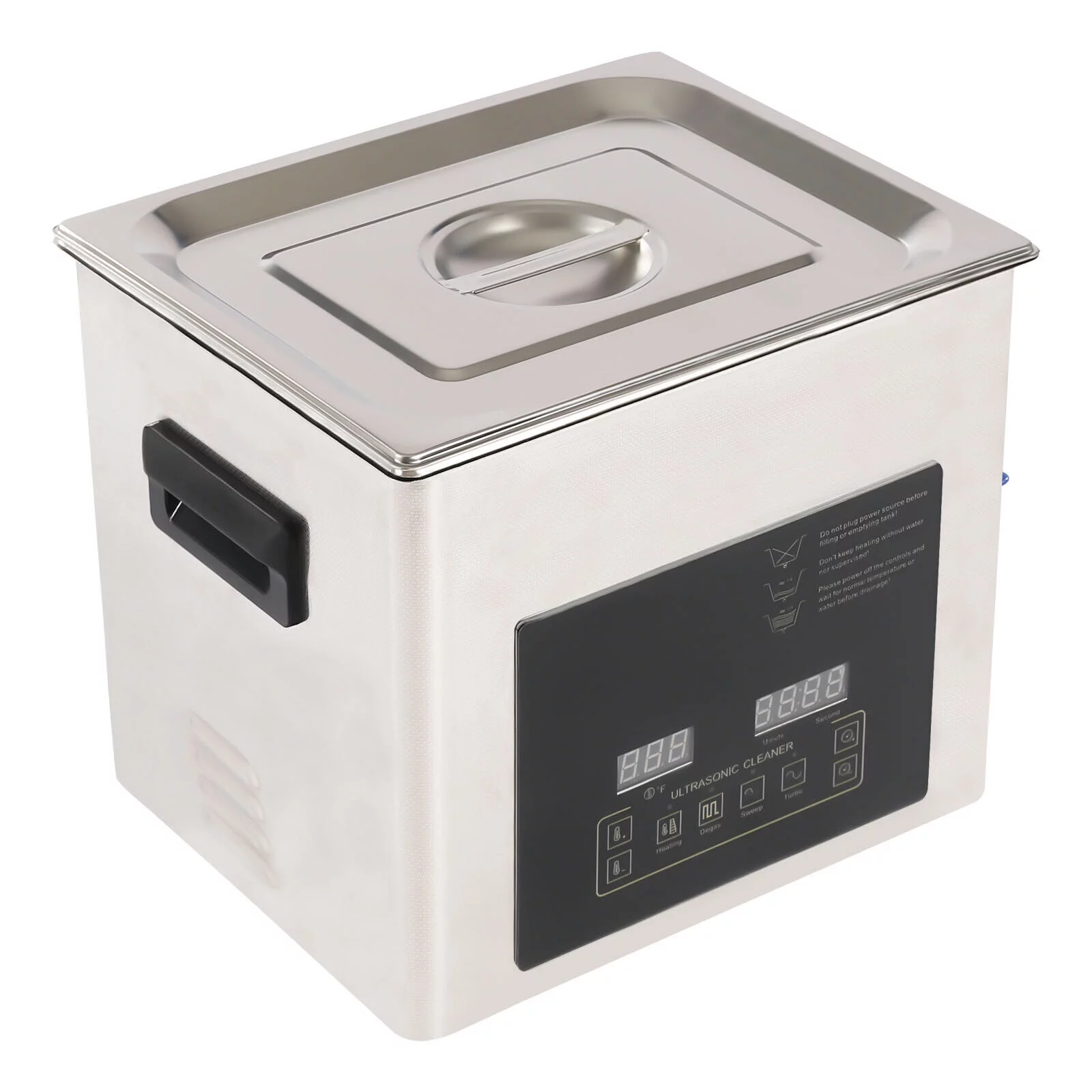 Commercial 10L 22L Ultrasonic Cleaner Industry Double Frequency Jewelry Glasses 0-80℃/0-176℉