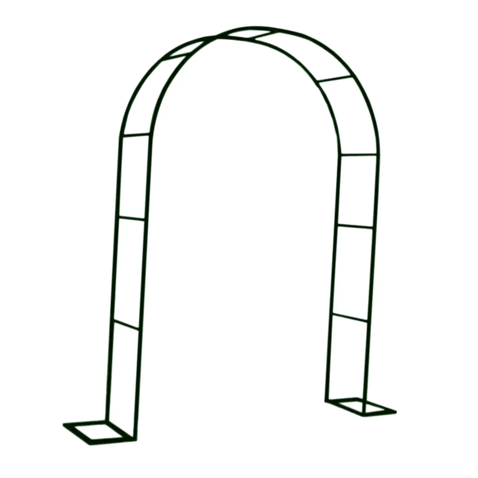 Wedding Arch Garden Arbor, Outdoor Tubular Arbor Pergola, Heavy Duty Metal Arch Garden Archway, Garden Arch for Garden Decor Green