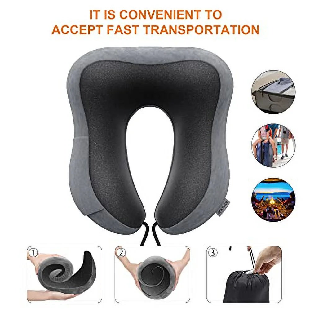 Travel Pillow Memory Foam Neck Pillow Lightweight