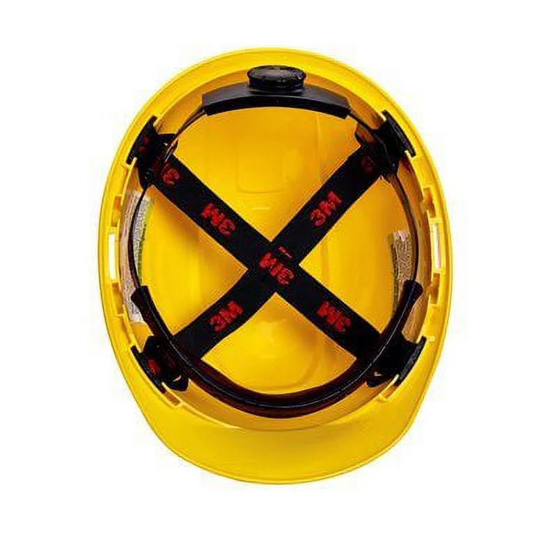 3M Non-Vented Hard Hat with Ratchet Adjustment, Yellow