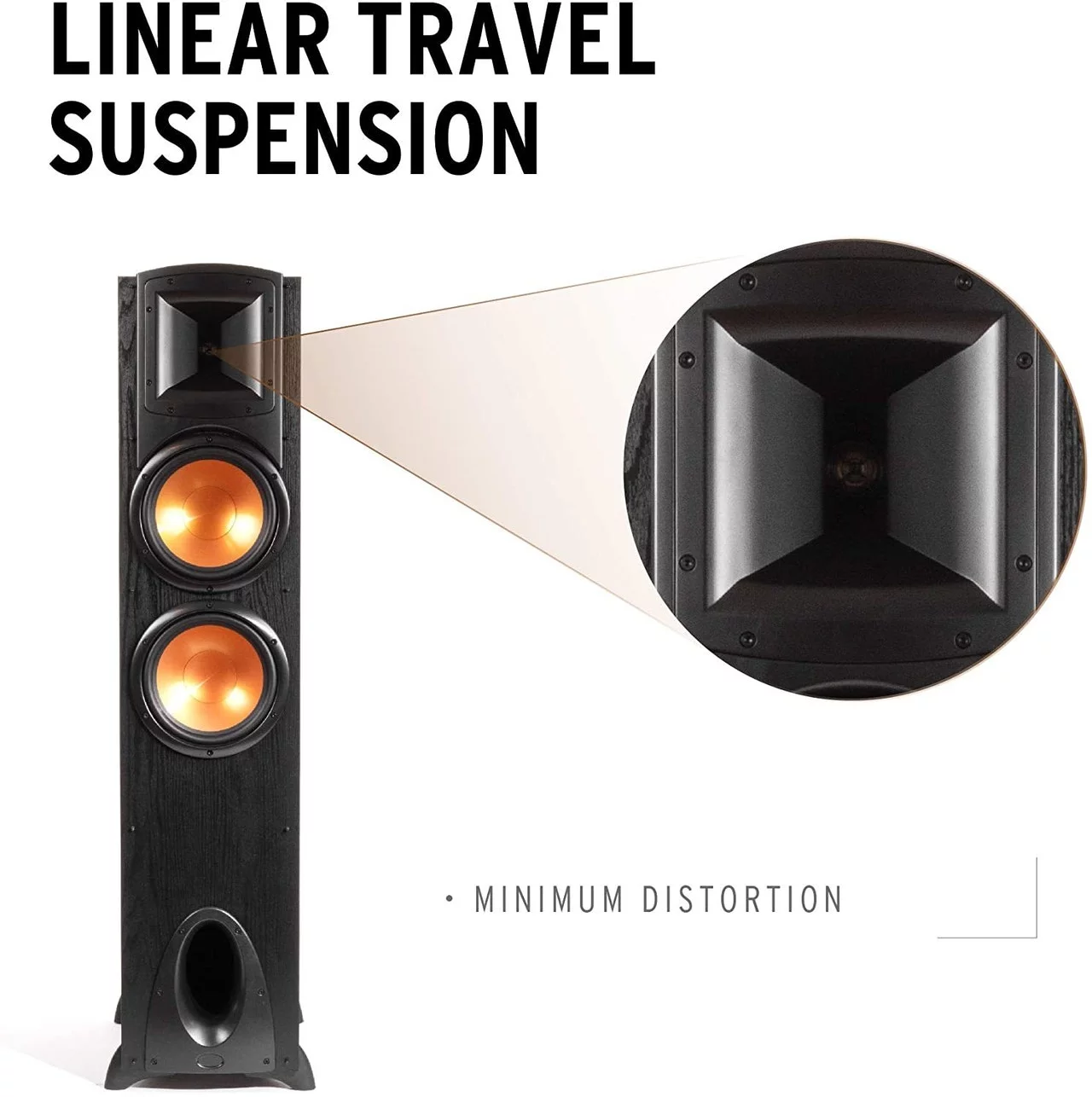 Klipsch F-300-BLACK Synergy Black Label Floorstanding Speaker (2019)