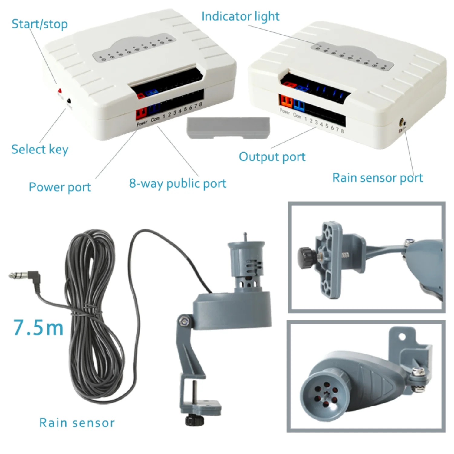 Upgrade Your Garden Irrigation System Today with Efficient  Smart  and High-Tech 8 Zone WiFi Digital Automatic Water Timer Controller Featuring Convenient APP Control.