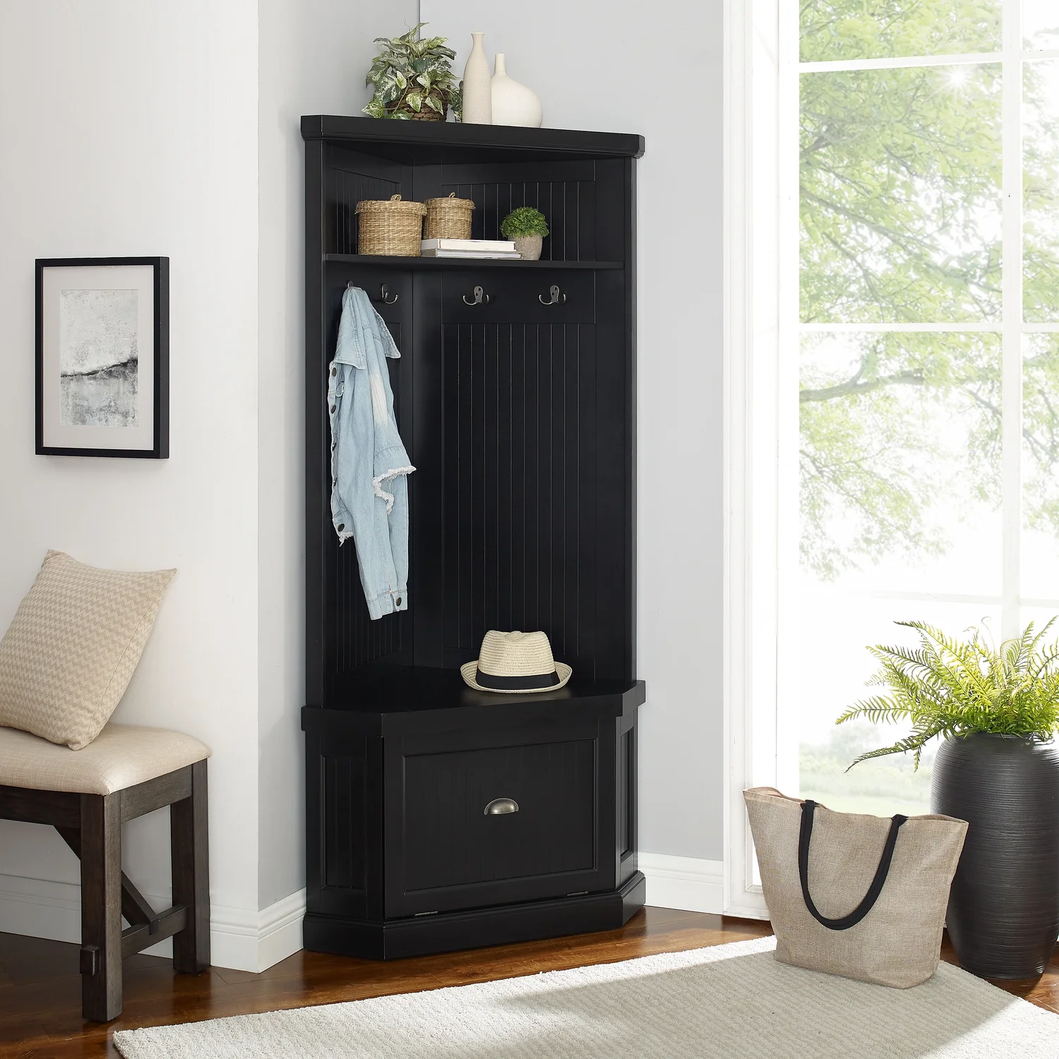 Crosley Furniture Seaside Corner Hall Tree