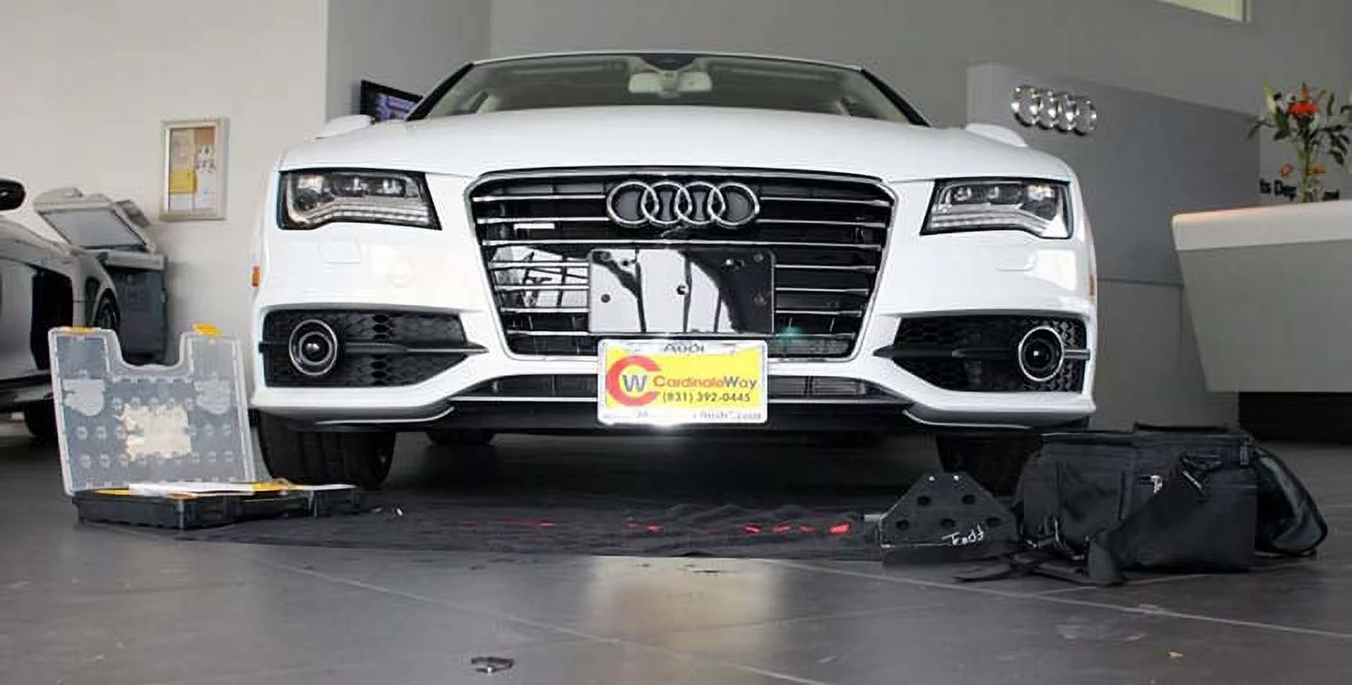 STO N SHO Front License Plate Bracket Compatible with 2017-2018 Audi A8/A8L/S8 (SNS127)