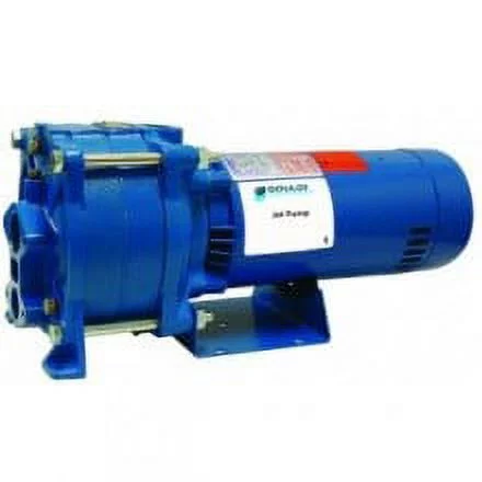 Goulds HSJ20N, Multi-Stage Convertible Jet Pump, HSJ Pump, 2 HP, 230 Volts, 1 Phase, 3 Stages, 1-1/4