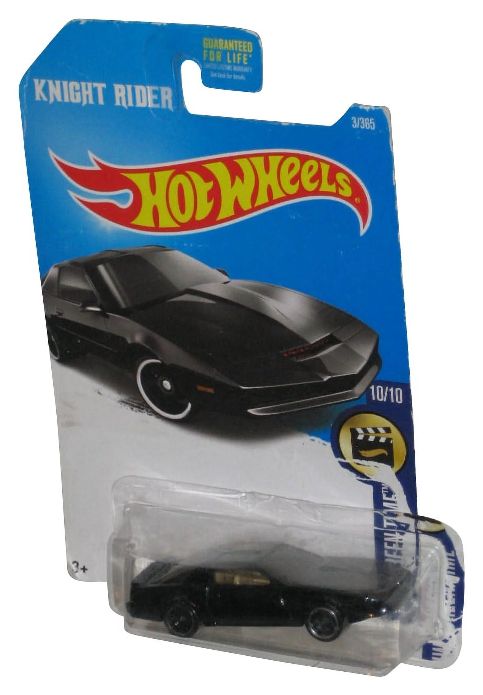 Hot Wheels HW Screen Time 10/10 (2015) Knight Rider K.I.T.T. Black Car 3/365 - (Plastic Loose From Card)