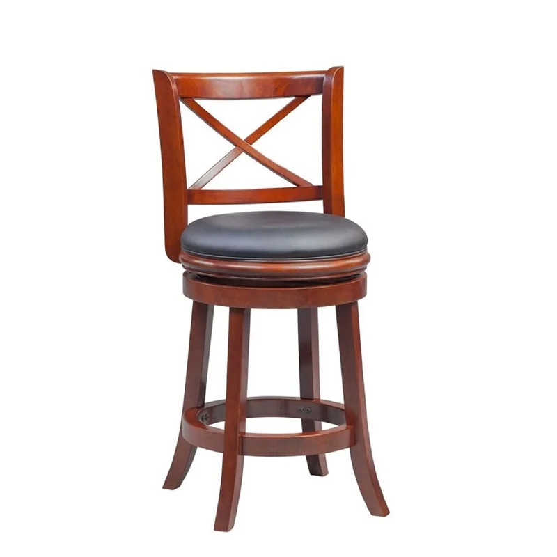 Boraam Georgia Swivel Counter Stool - Cherry