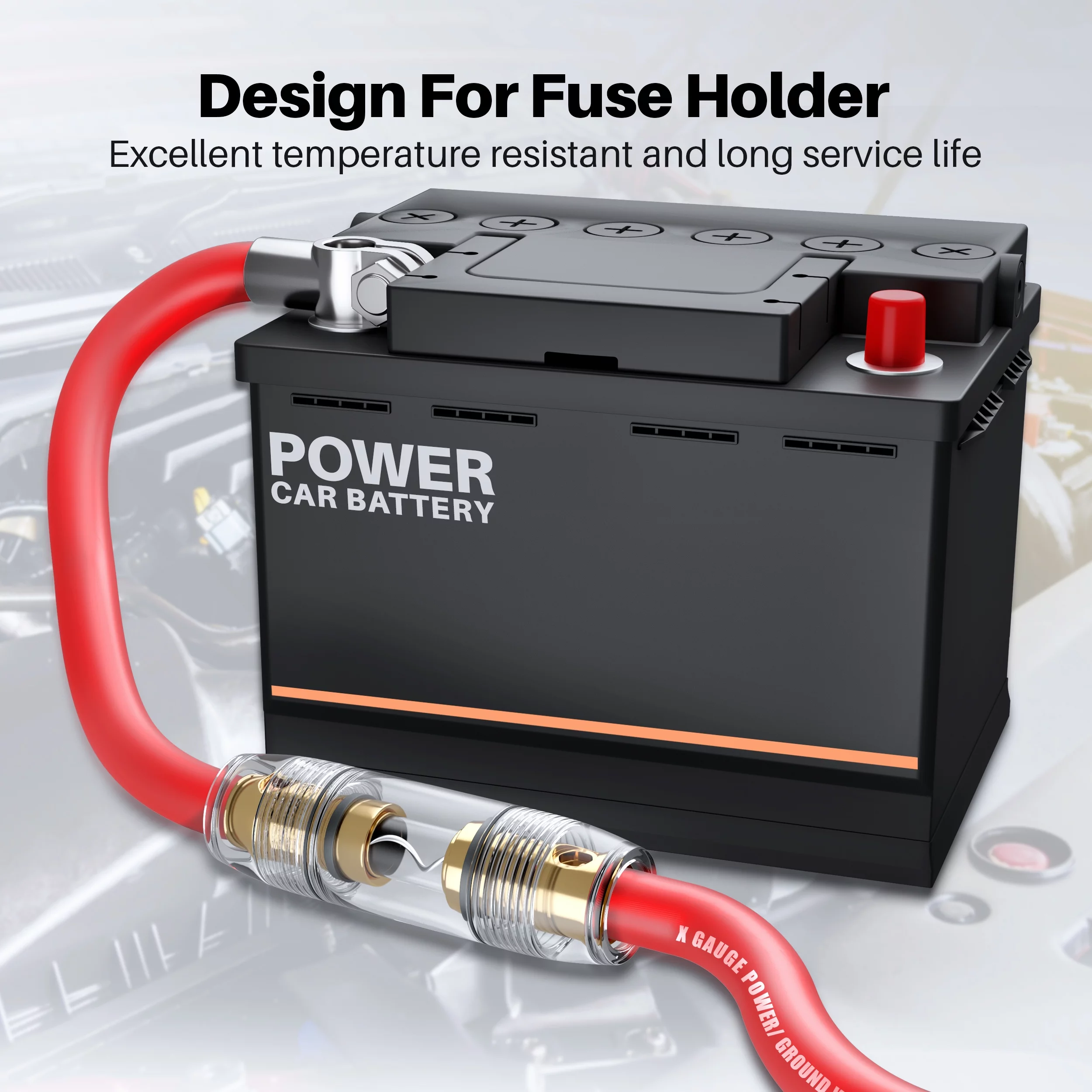 GearIT 4 Gauge Wire (25ft - Red) Copper Clad Aluminum CCA - Primary Automotive Wire Power/Ground, Battery Cable, Car Audio Speaker, RV Trailer, Amp, Wielding, Electrical 4ga AWG - 25 Feet