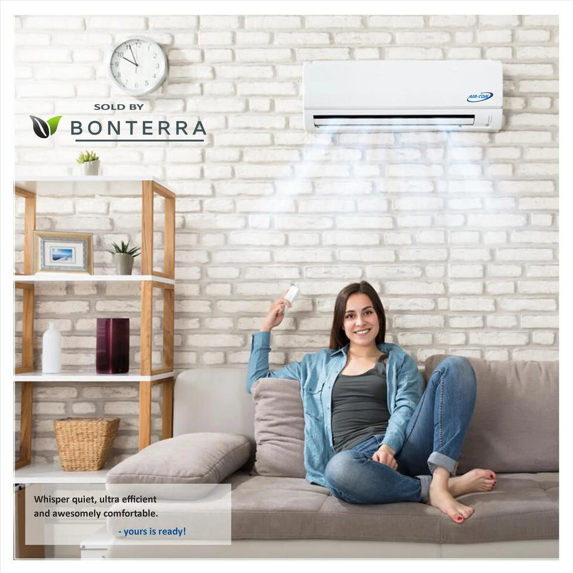 Multi 3 Zone Mini Split Heat Pump Air Conditioner Ductless 12000 24000 24000 BTU