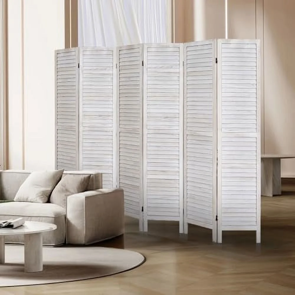HYHBIBOOM RHF 8 Panel Room Divider Room Dividers and Folding Privacy Screens  Wood Privacy Screen Room Dividers  5.6 Ft Tall Room Divider Wall  Space Seperater Freestanding (8 Panel  Brow