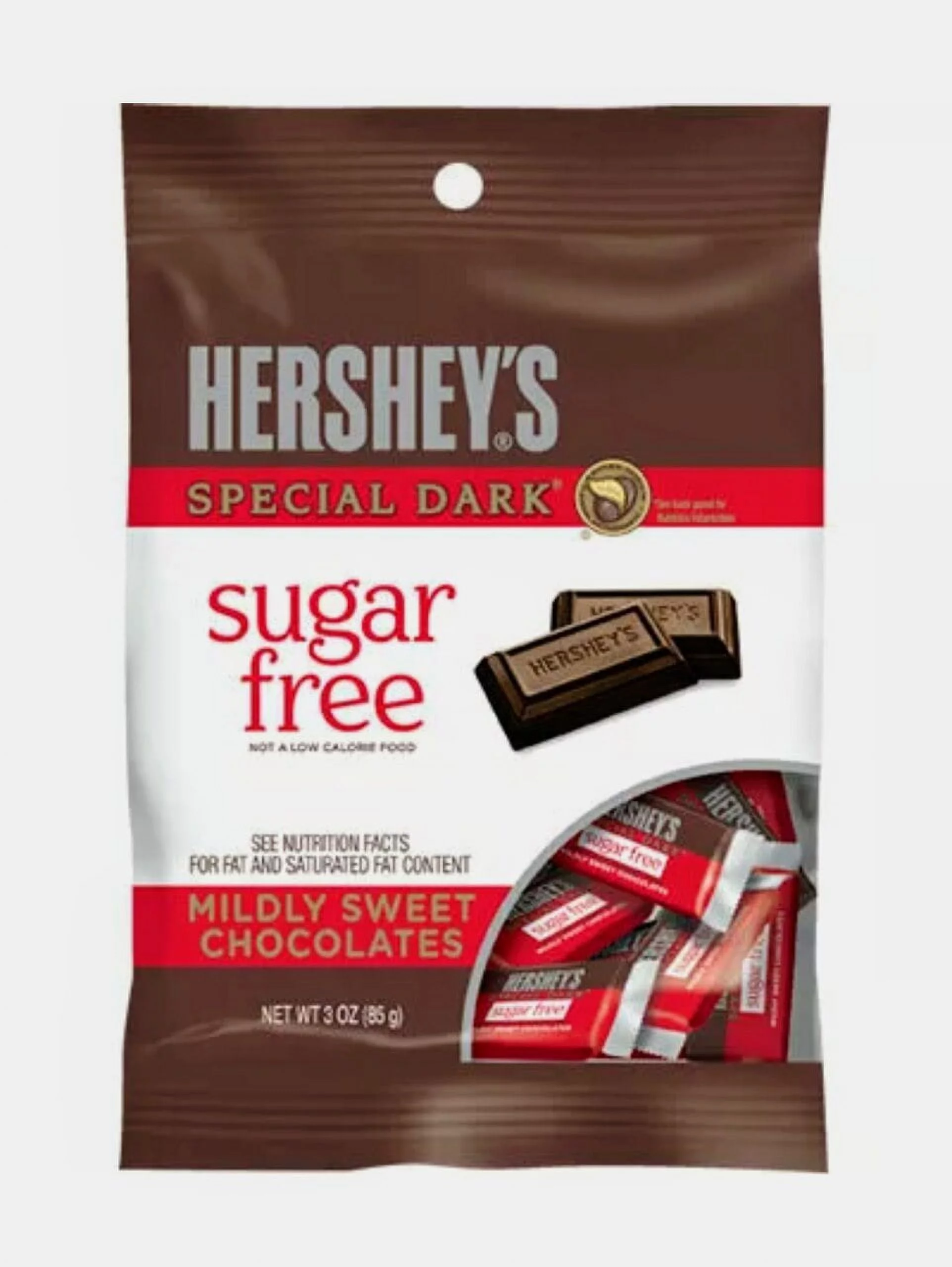 Hersheys Sugar Free Mildly Sweet Chocolates - Special Dark - [ 2 Pack ]