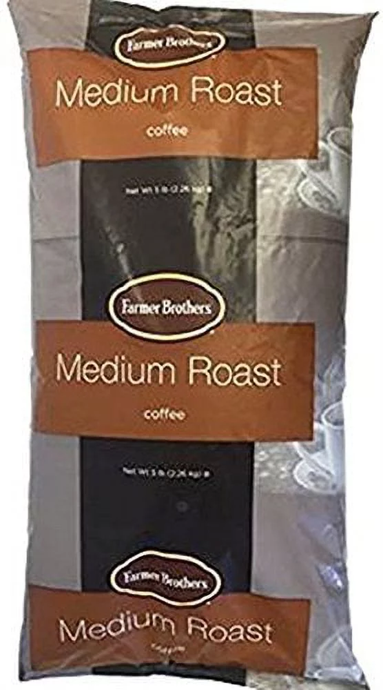 (2 Pack) Farmer Brothers Ground Coffee, Medium Roast, 80 Oz
