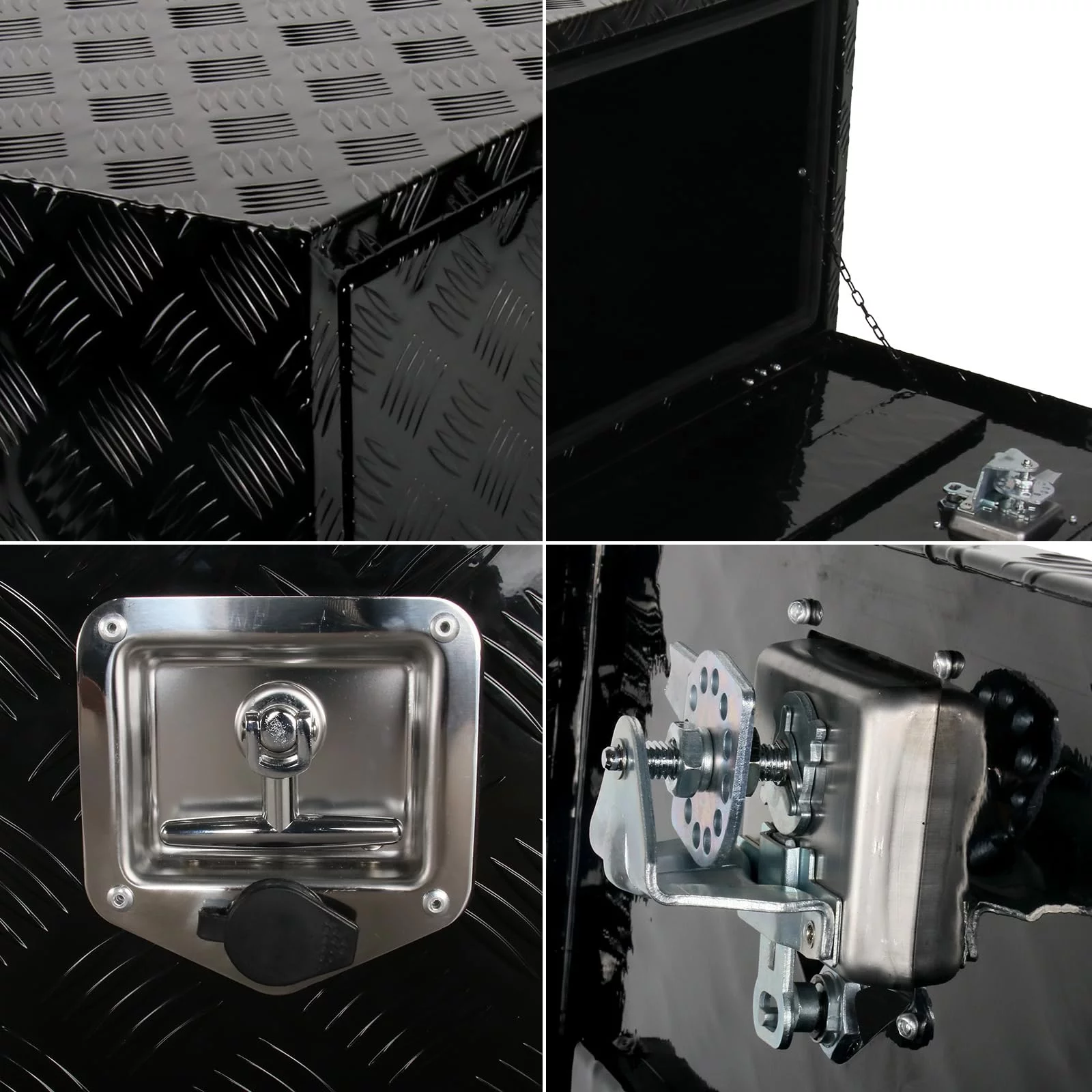 48 Inch Aluminum Tool Box Truck Underbody Toolbox Underbed Box ｗ/Lock 48 x 18 x 18 Inch