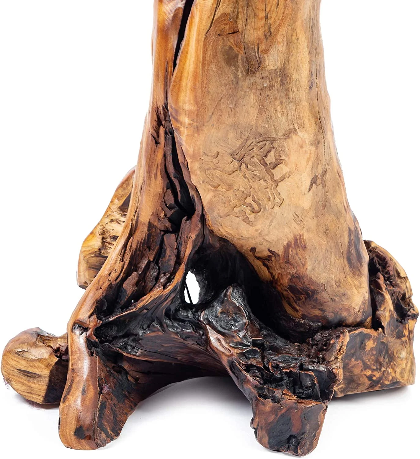 TQNJYGX Cedar Wood Potted Plant Stand Garden Pots Containers Vase Fishbowl Wooden Stand Tall H20.5