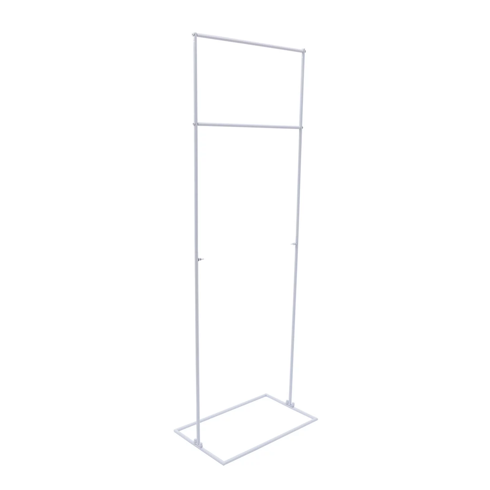 White/Golden Wedding Arch Rectangle Backdrop Stand Iron Balloon Flower Display Frame Decor