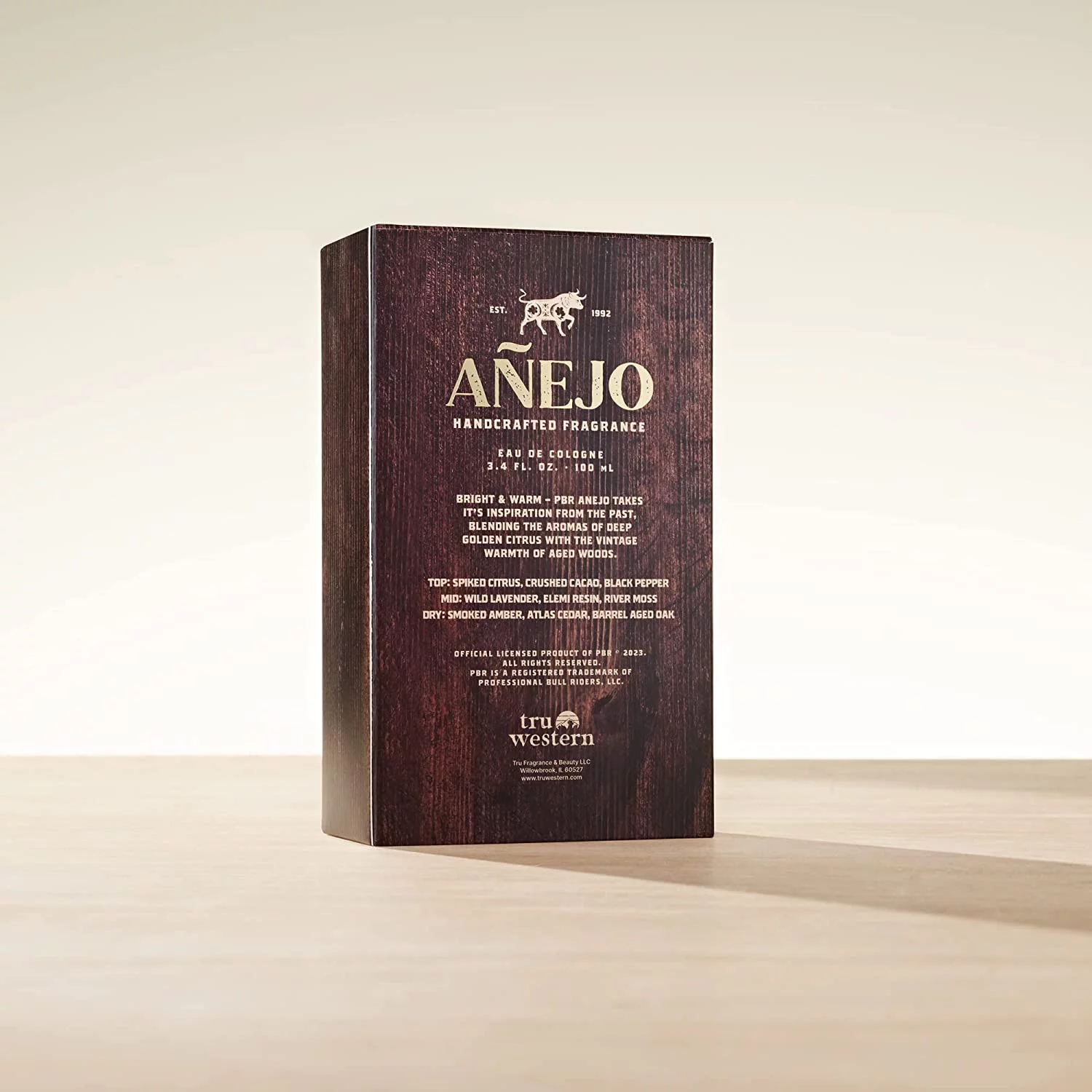 Tru Western PBR Anejo Men's Cologne - 3.4 fl oz (100 ml)