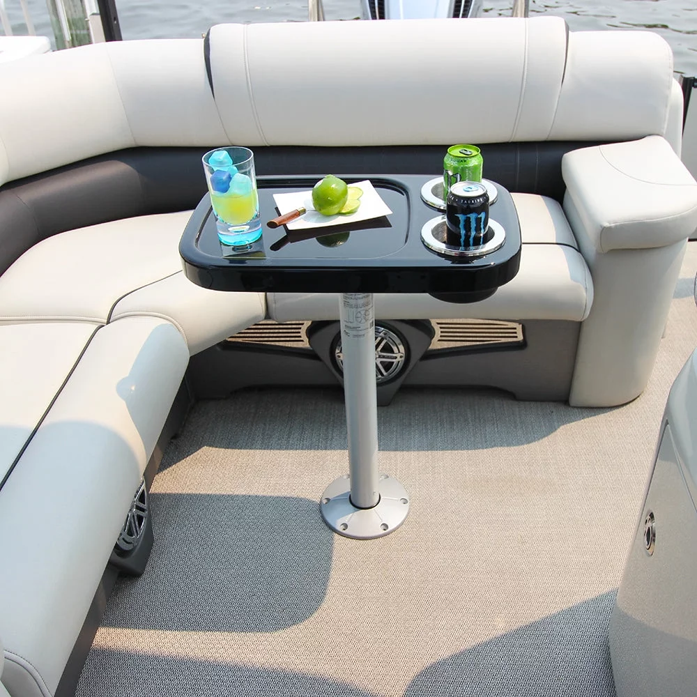 Glossy Black - Non-lit Cocktail Boat Table Systems