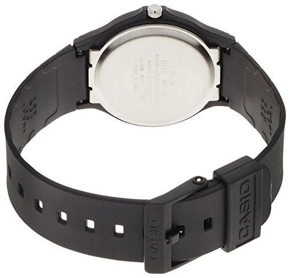 casio men's mq24-1b2 watch with black resin band