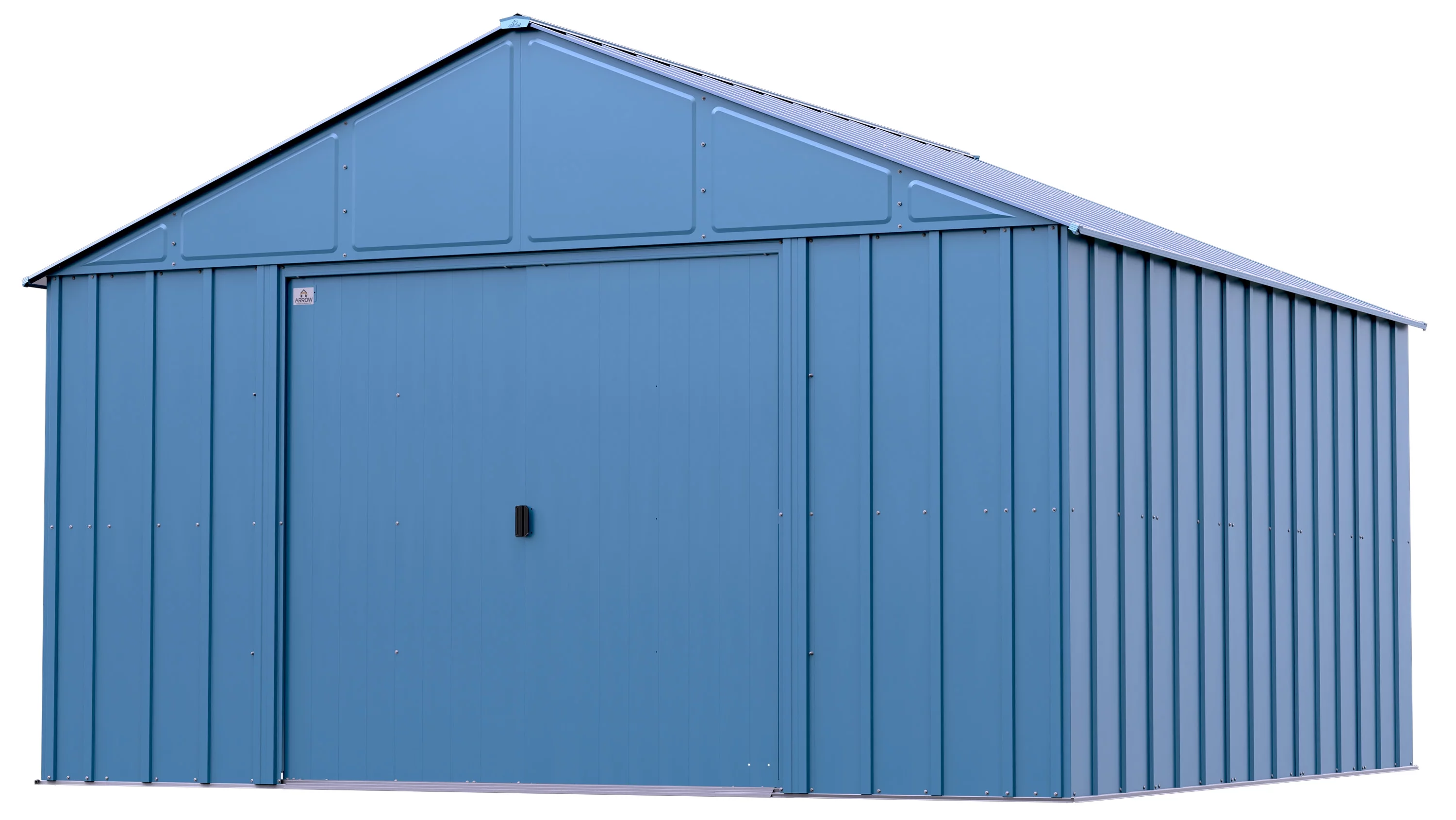 Arrow Classic Metal Shed, 12 x 12, Blue Grey