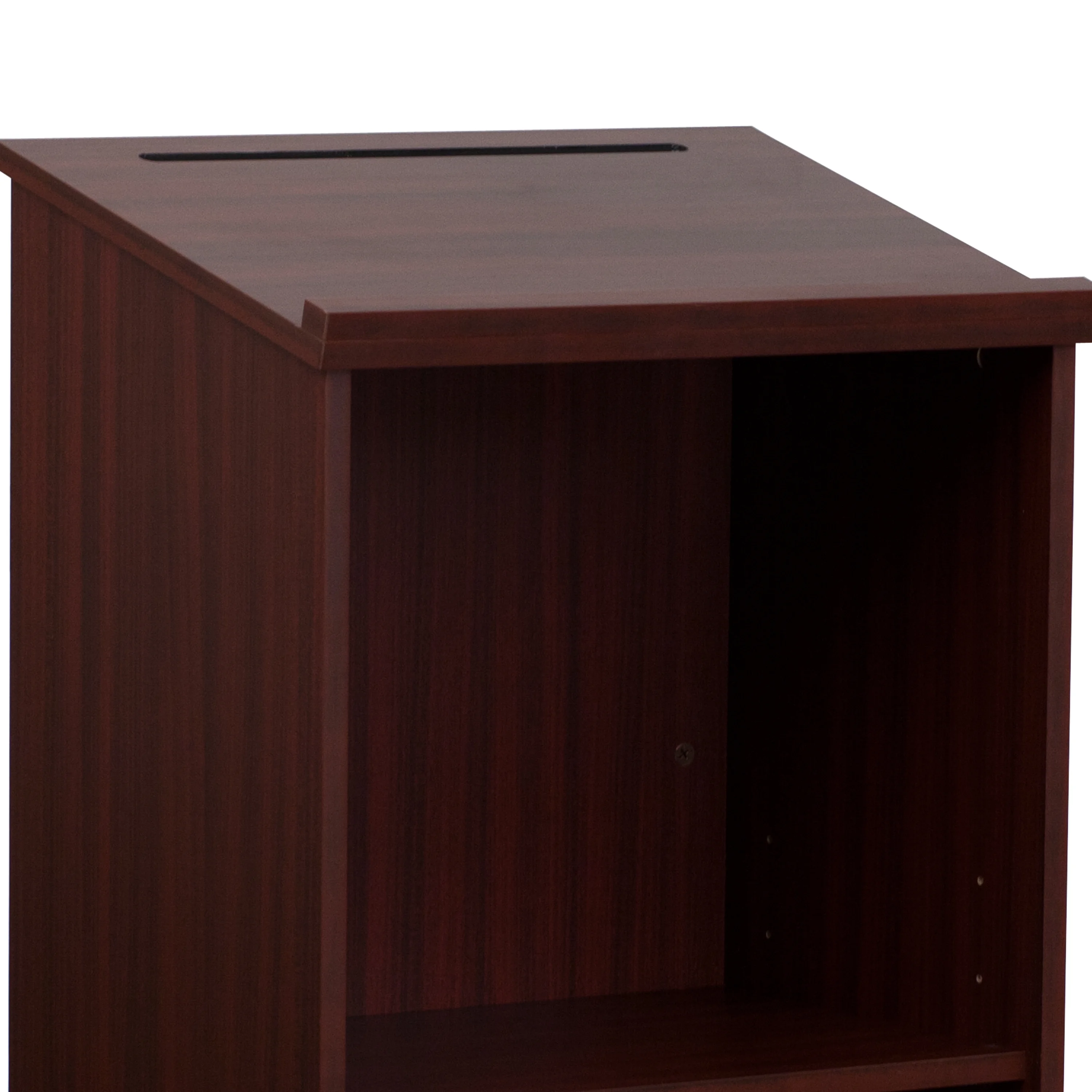 BizChair Stand-Up Wood Lectern in Mahogany
