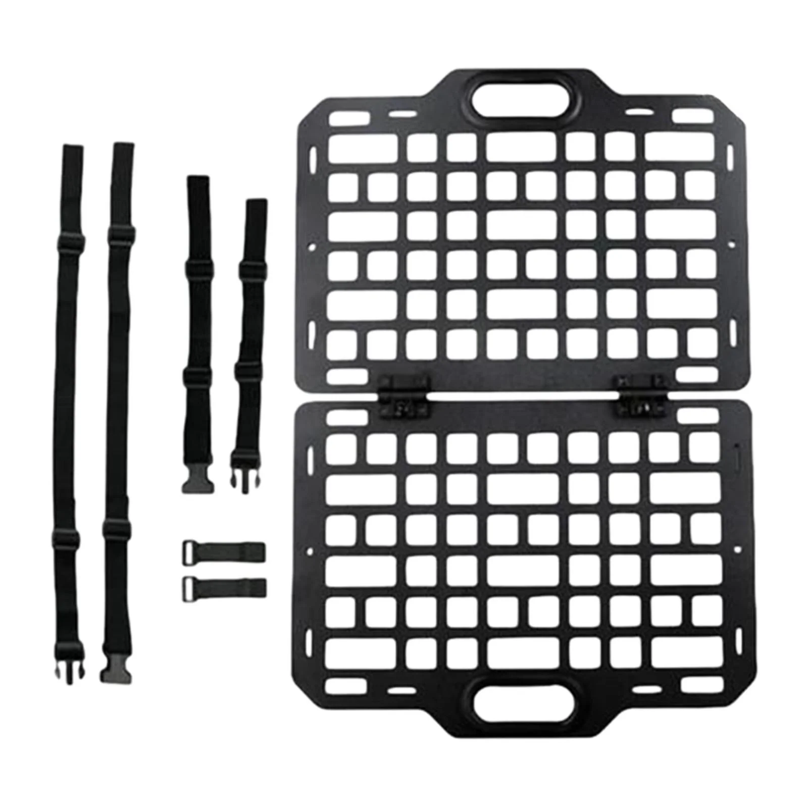 jiaping Auto Seat Back Organizer Modular Storage Molle Panel Car Seat Hanging Plate Auto