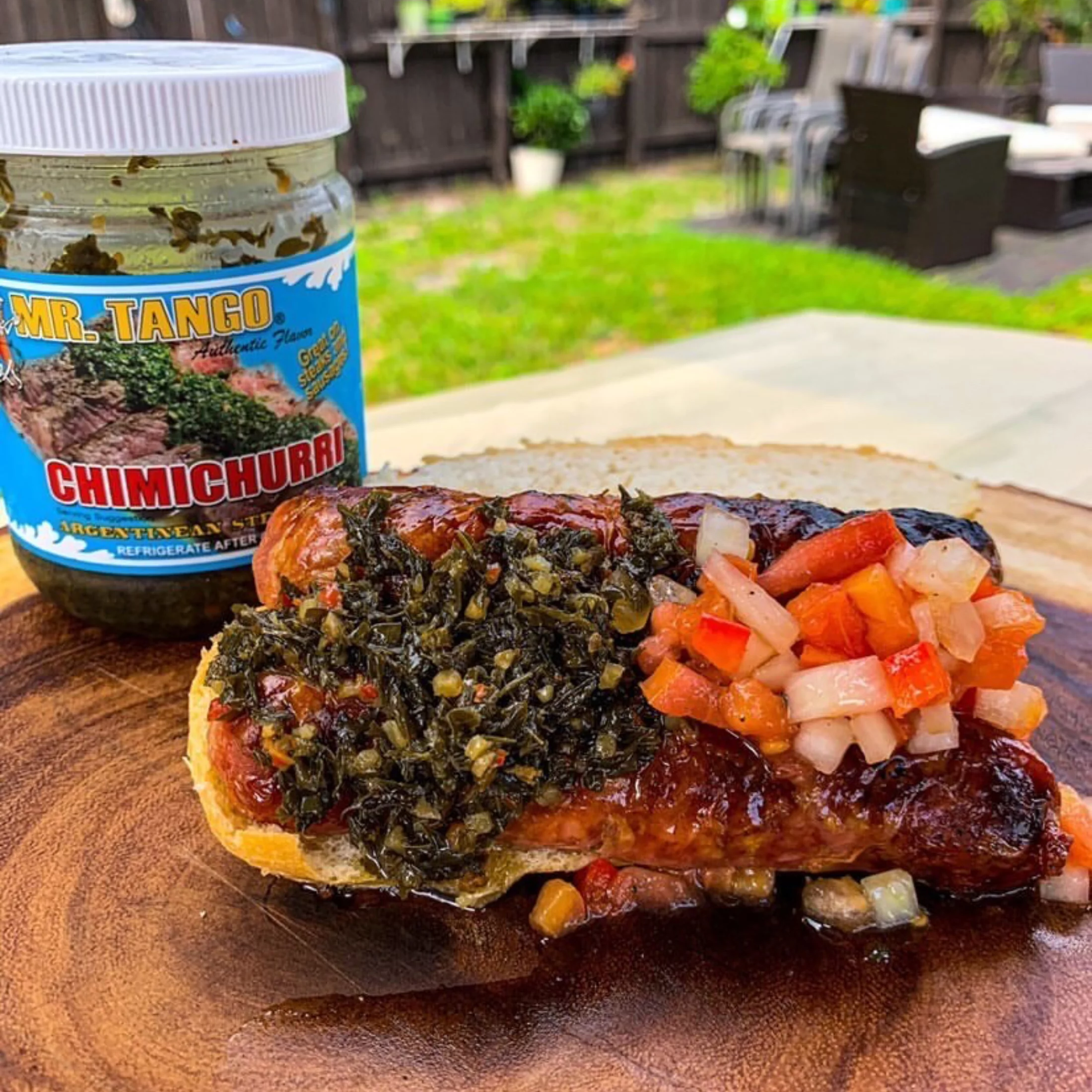 Mr. Tango Mild Chimichurri Steak Sauce, 12 oz Jar