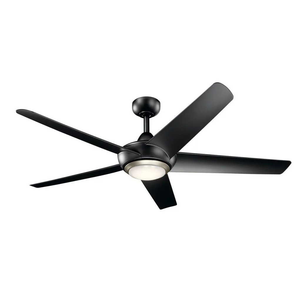Ceiling Fan with Light Kit with Transitional Inspirations 13.5 inches Tall By 52 inches Wide-Brushed Nickel Finish Bailey Street Home 147-Bel-4402460