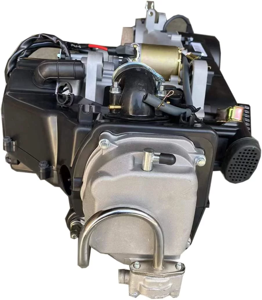 X-PRO 150cc Long Case 4-stroke GY6 Air cooled Moped Scooter Engine with CVT Automatic Transmission, Electric/Kick Start