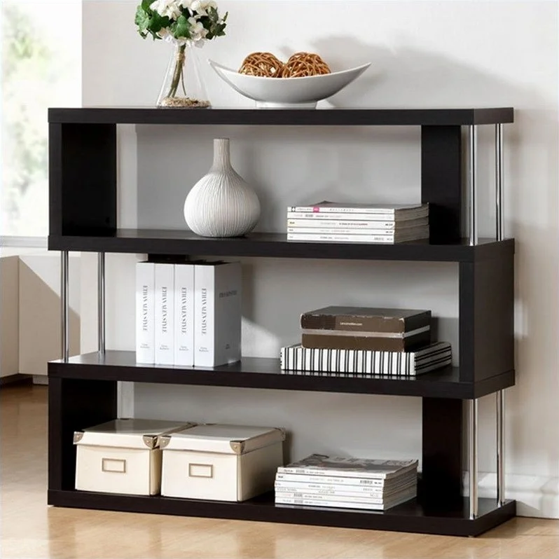 Barnes 3 Shelf Bookcase in Dark Brown