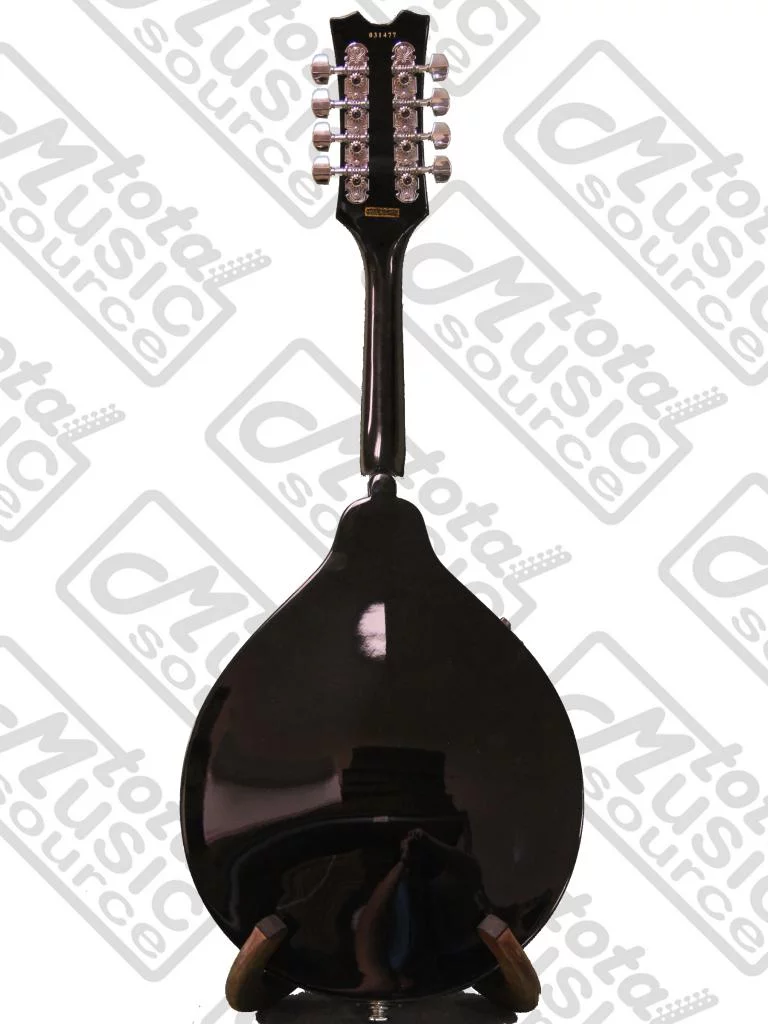 Dean Tennessee A Style Acoustic-Electric Mandolin, Classic Black, TNAE CBK
