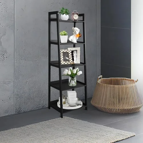 MQLIFEBOOM TAG 3 Tier Bookshelf  Metal Frame Small Bookcase Display   Industrial Bookshelf with   Rustic Shelving Units and   Book   Room  Bedroom & Home Office