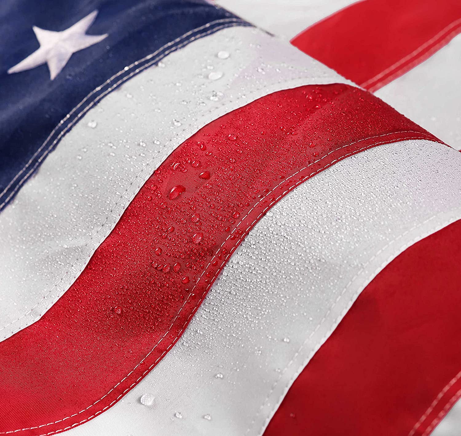 American Flag 8x12 ft: Longest Lasting US Flag Made from Nylon - Embroidered Stars - Sewn Stripes - UV Protection Perfect for Outdoors! USA Flag