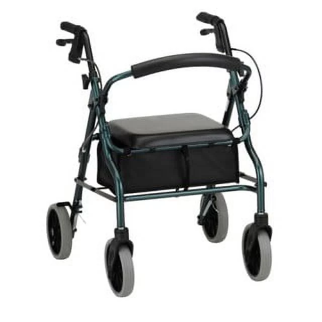 Rollator Nova Zoom 20 Aluminum Rolling Walker Weight Capacity 300 lbs (Green)
