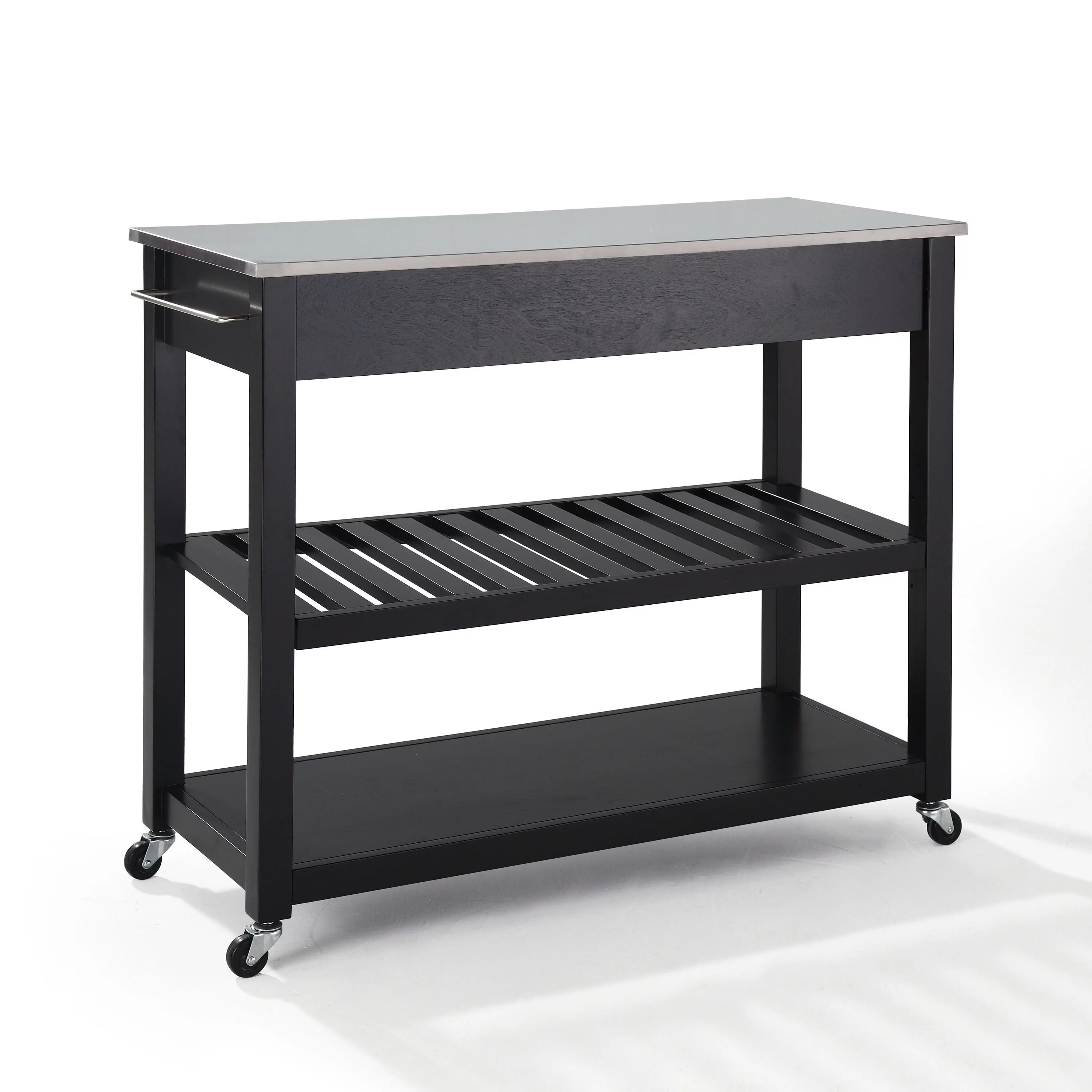 Crosley Furniture Crosley Stainless Steel Top Kitchen Prep Cart - 17