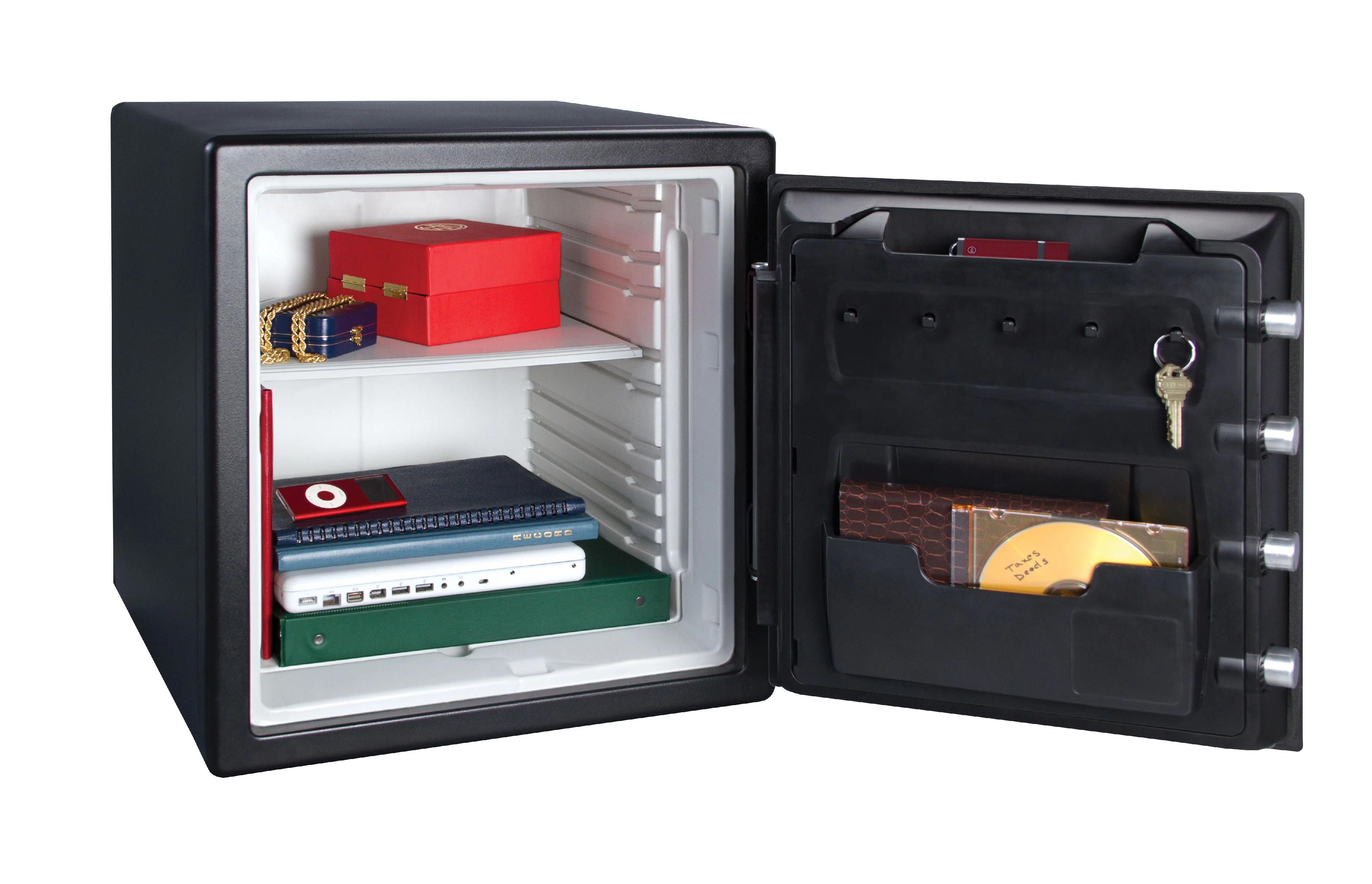 SentrySafe SFW123TSC Fire and Water-Resistant Safe with Digital Lock and Alarm, 1.23 cu. ft.