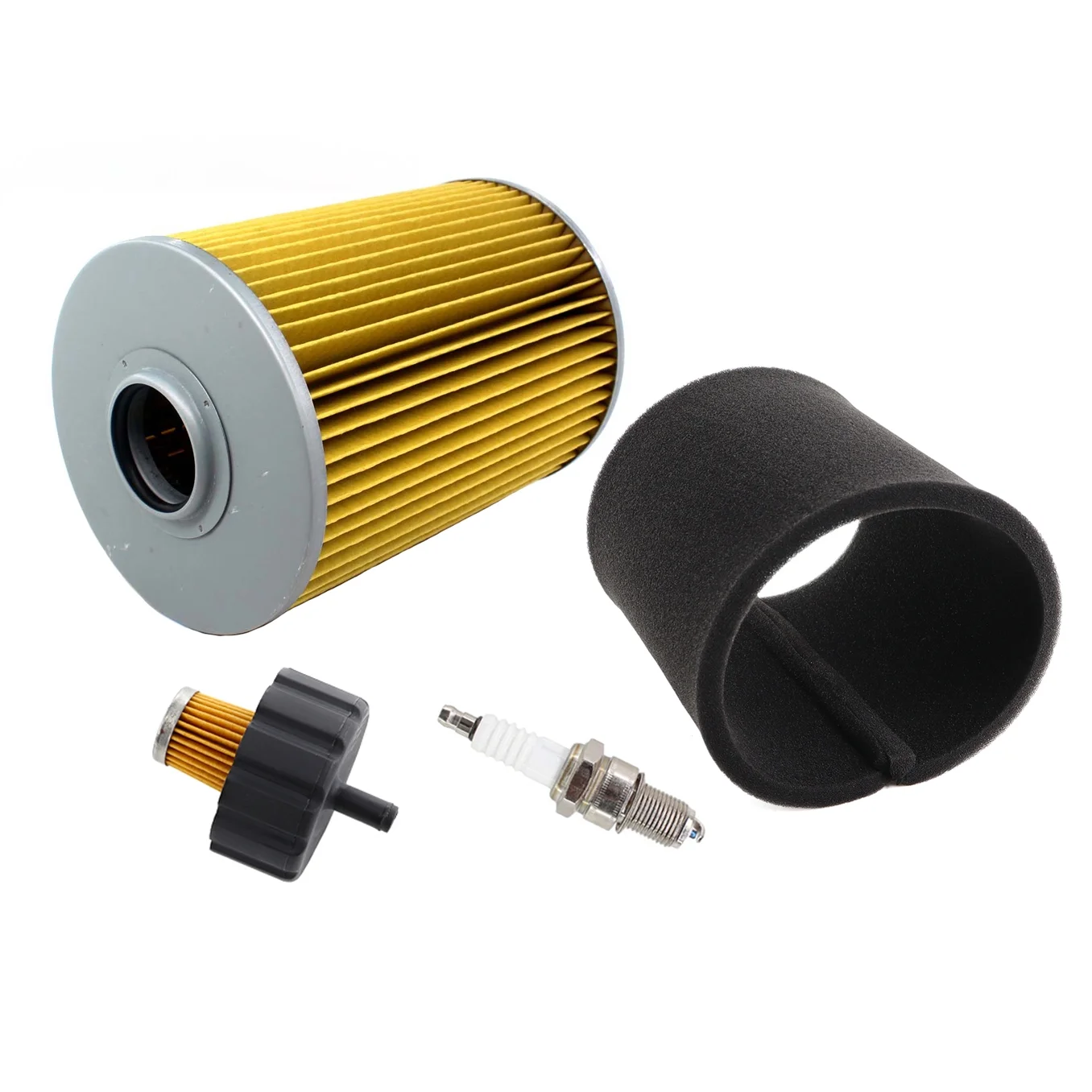 Air Filter Oil Filter & Spark Plug Tune Up Kit for Yamaha Golf Cart G2 G8 G9 G11 1985 TO 1995 J38-14450-00