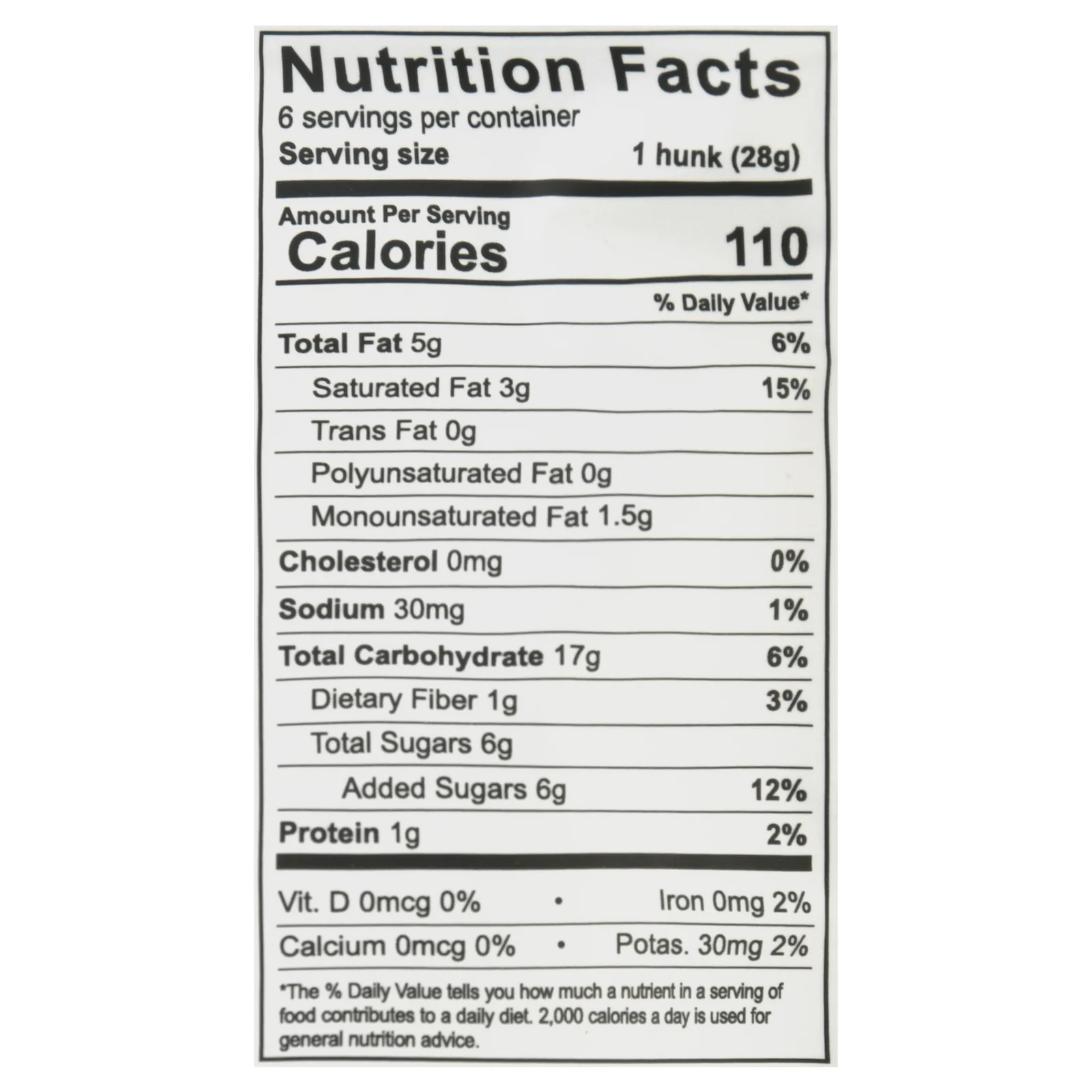 Heavenly Hunks - Cookie Oatmeal White Chocolate - Case of 6 - 6 OZ