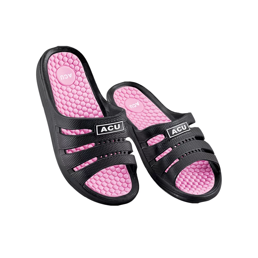 Lightweight Massaging Comfort Waterproof Slides - Helps Enhance Circulation in Feet for Indoor and Outdoor Use