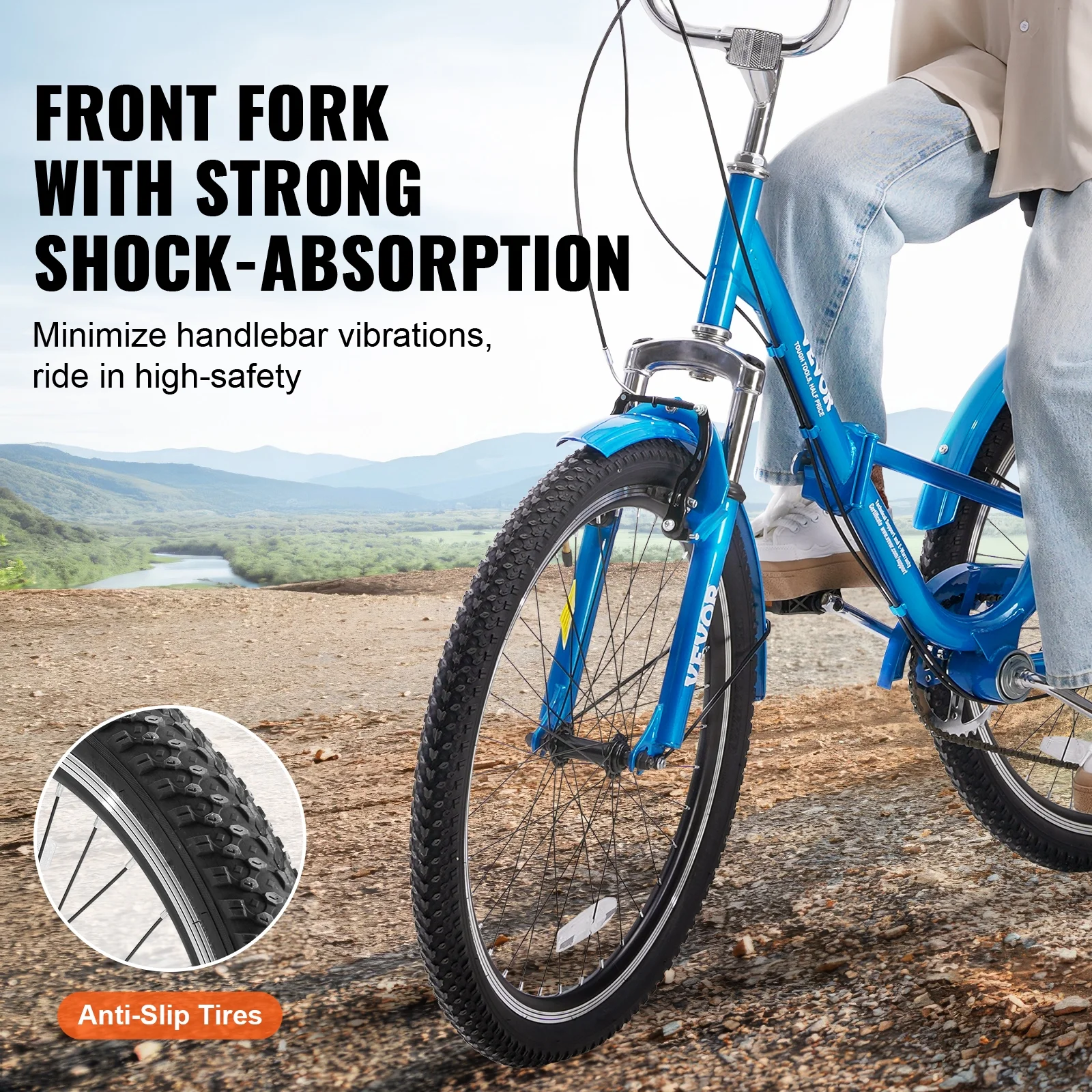 SKYSHALO Folding Adult Tricycle 24