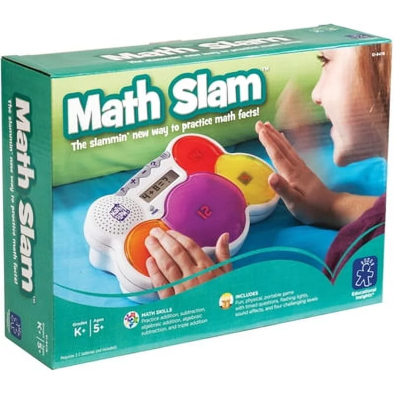 Educational Insights-1PK Educational Insights Math Slam Electronic Game - Video Game - Assorted