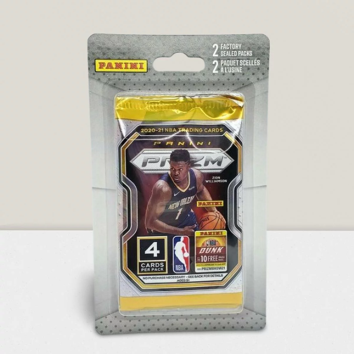 2020-21 Panini Prizm Basketball NBA Blister Pack - 2 Sealed packs! - Trading Cards Collectables