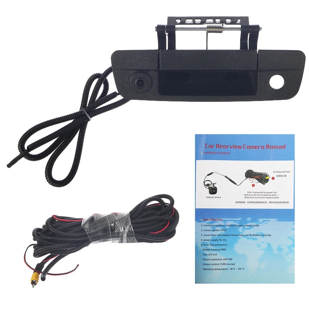 Enhance Safety with Tailgate Handle Backup Camera – Compatible with Dodge Ram 1500 (09-17) & 2500 3500 (10-19)
