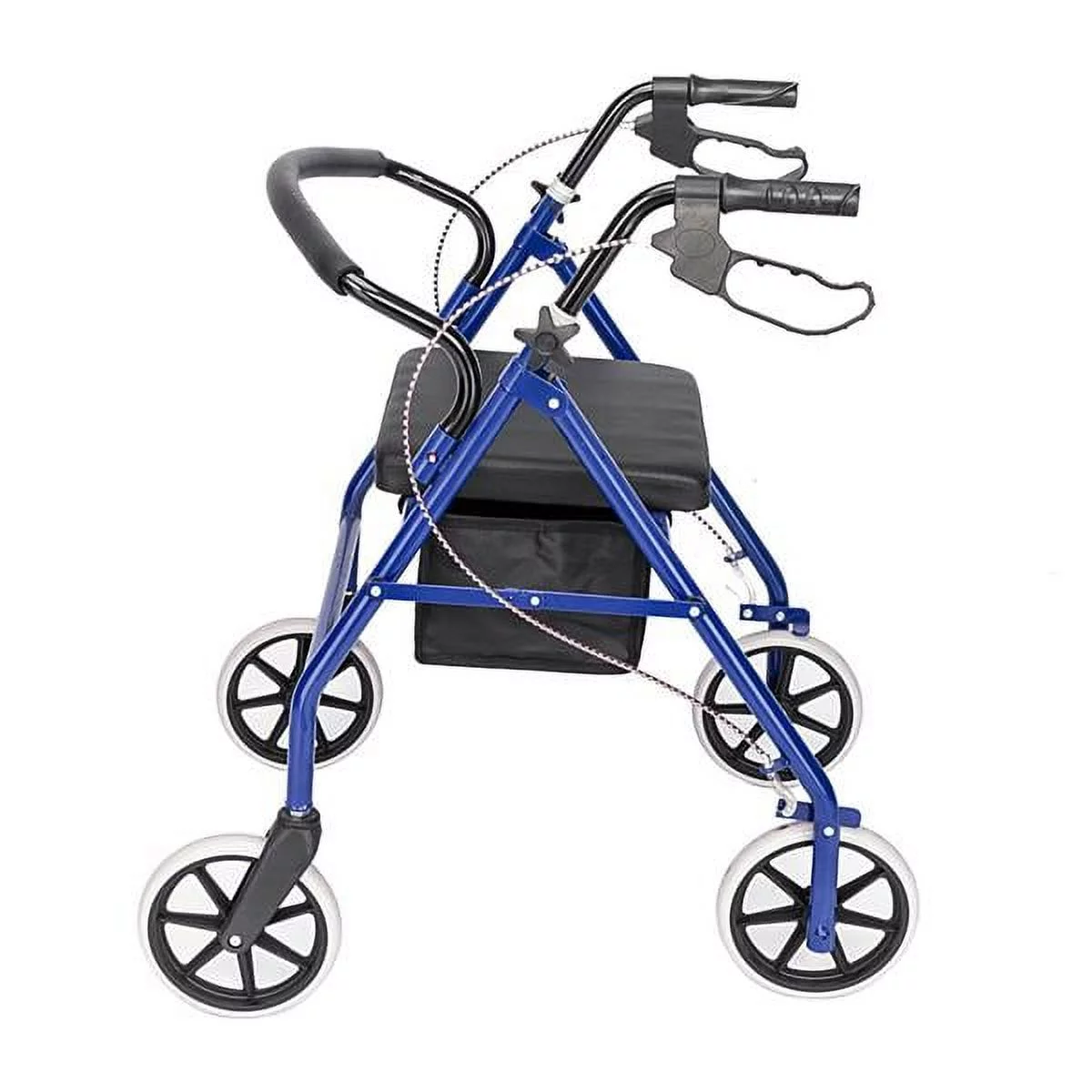 Mother's Day Sales - Fold Up Removable Back Support Four Wheel Walker Rollator