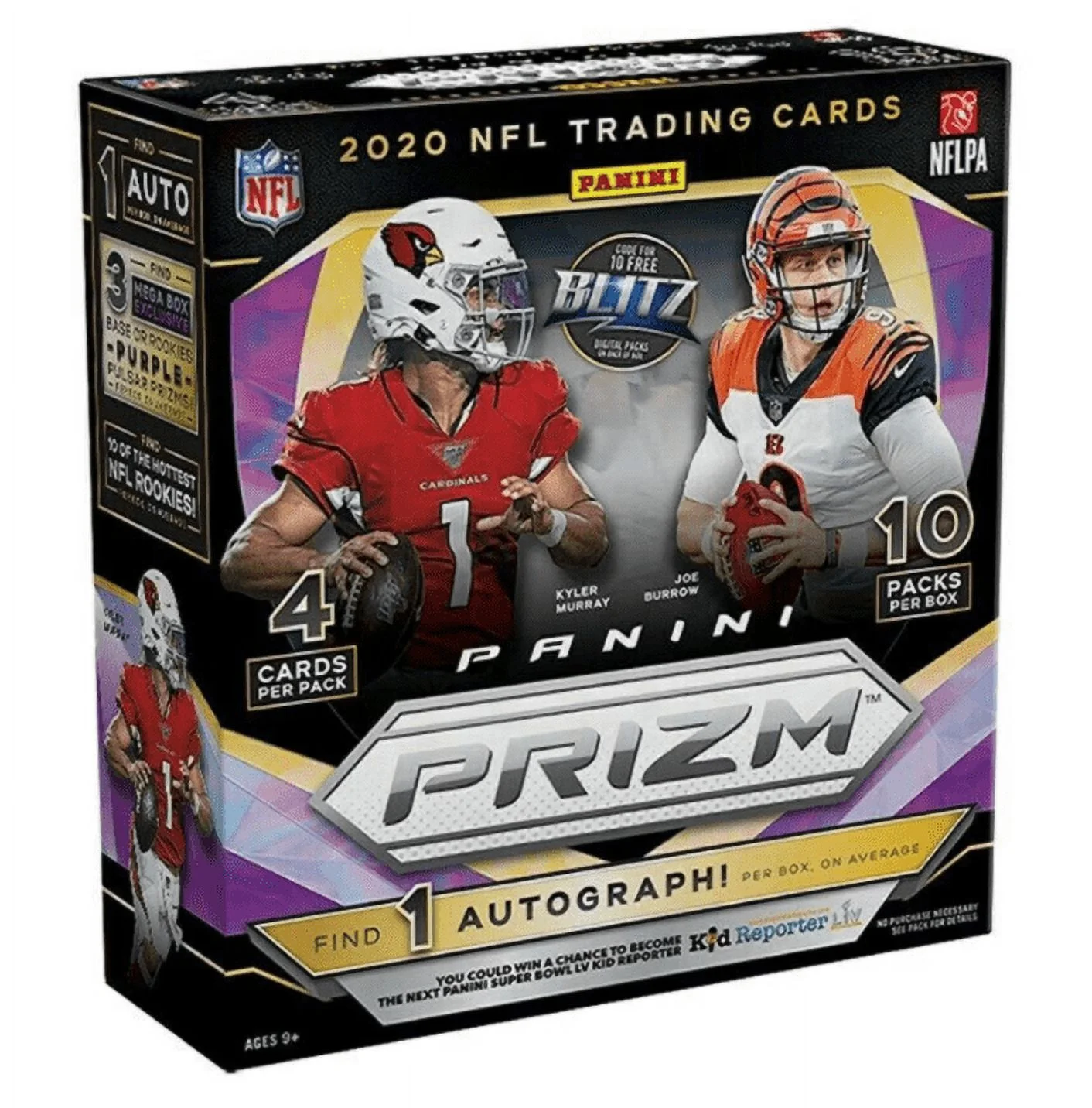 2020 Panini Prizm Football Fanatics Mega Box (Purple Pulsar)